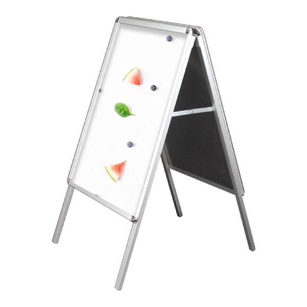 Outdoor Free Standing Frame Sign Double Sided OEM Retail Poster Display