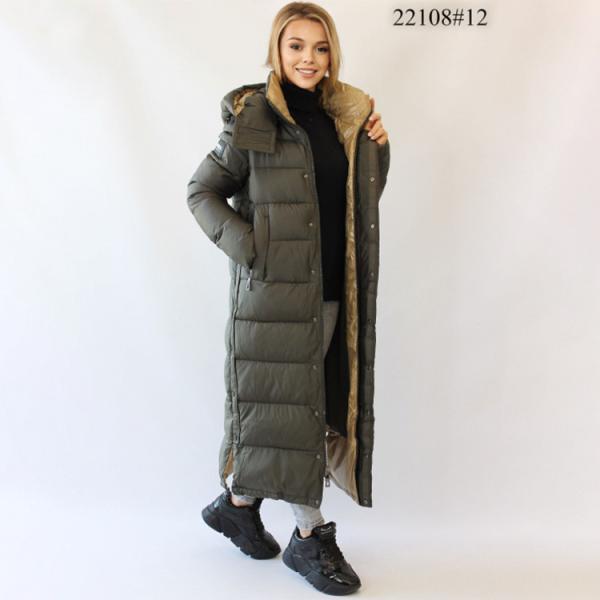 FODARLLOY 2022 High End Winter Puffer Jacket Ladies Warm Hooded Cotton-padded Clothes Women Slim Long Down Woman Jacket And Coat