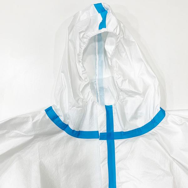 Fire Retard Disposable Surgeon Gown , Knit Cuff Latex Free Disposable Theatre Gowns