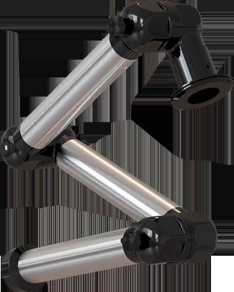 75mm Fume Extractor Accessories Black Welding Fume Extraction Hose