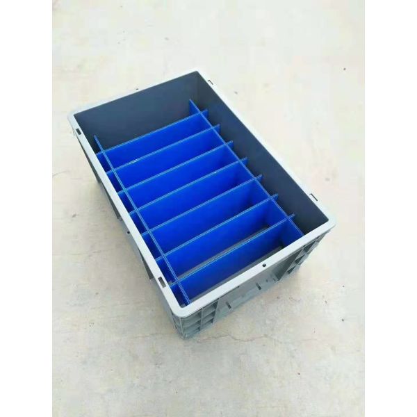 Big Volume Stackable Virgin Plastic Containers  800*600*340 mm Loading Capacity 45kg