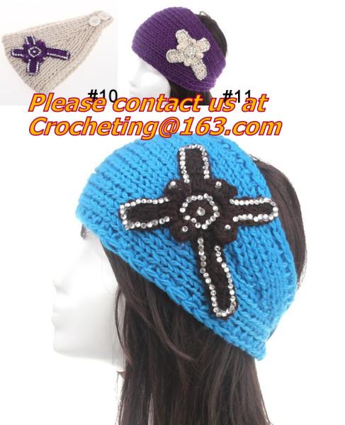 Best Winter Adult Children Warm Crochet Headbands Knitted Headbands Headwraps For Women