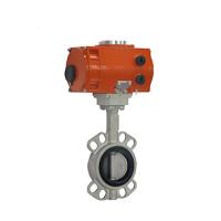 Exid II Bt4 Explosion Proof Electric Actuated Butterfly Valve IP68 Low Pressure