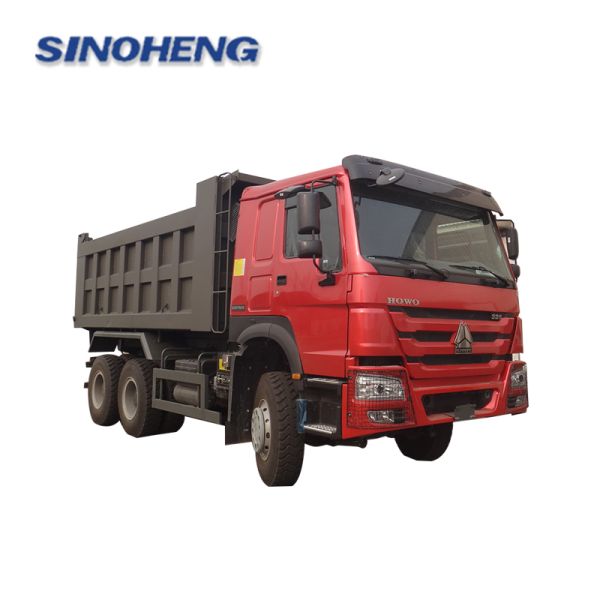 5.3-6.2M Cargo Tank Length Chinese Second Hand Sinotruk Howo 6x4 371hp Dump Trucks
