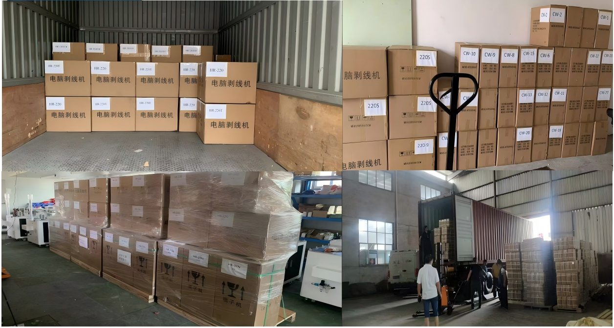 Multi Core Cable Cutting Machine 7 Inch Touch Screen Cable Cut And Strip Machine