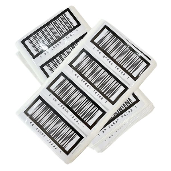 Custom Factory Price Coated Paper Glossy Adhesive Custom Printing Price Barcode Label Sticker Sheet With Serial Number