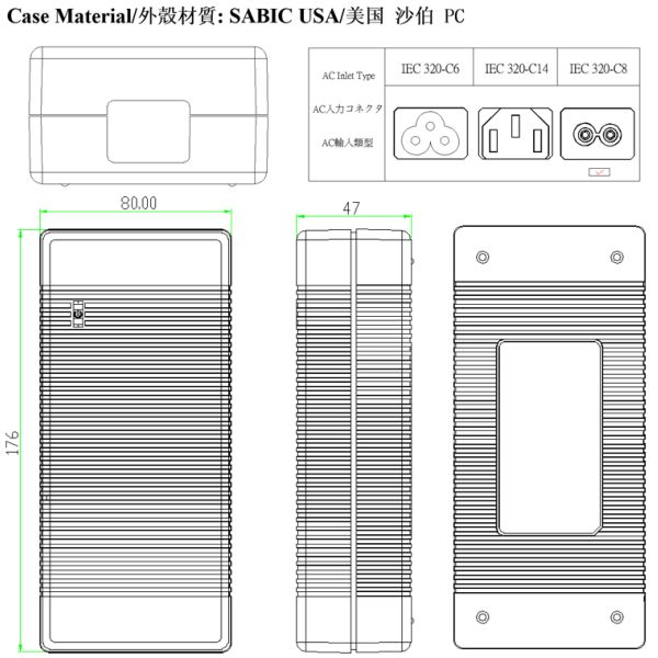 Electric bike charger 3-Pin XLR Plug 44V 4A