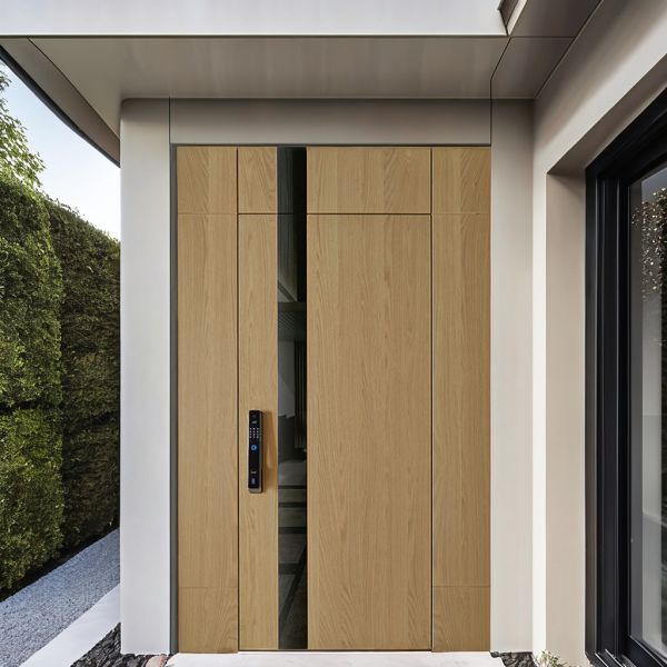 Custom Villa Pivot Front Door Soundproof Security Entrance Door Doorbell Option