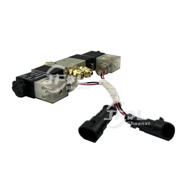 DC24V sistema de bomba de porta válvula solenoide 4V220-08 para peças sobressalentes de autocarro Yutong