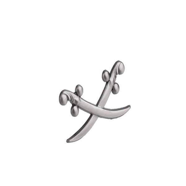 Aluminum Alloy 5cm-8cm Custom Metal Badge Police Station Five Pointed Star