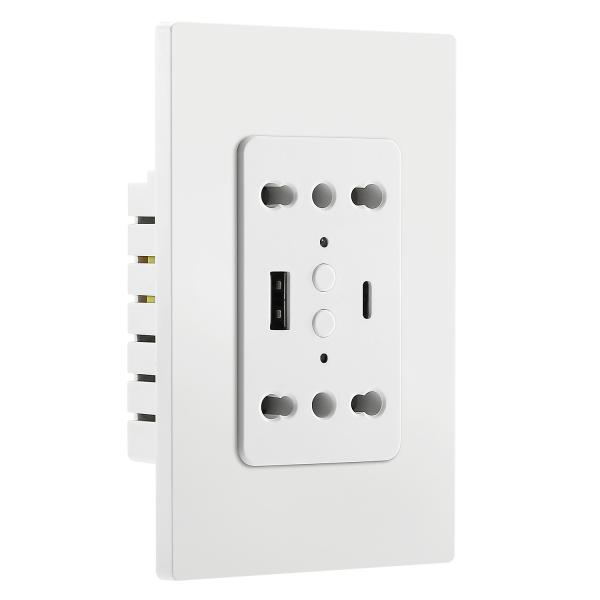 Dual Wifi Double Sockets 220V - 240V 50Hz / 60Hz Chile Wall Outlet