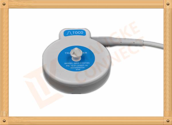 TOCO Pressure Fetal Monitor Transducer 1PX8 Insulated Type With PU Material Cable