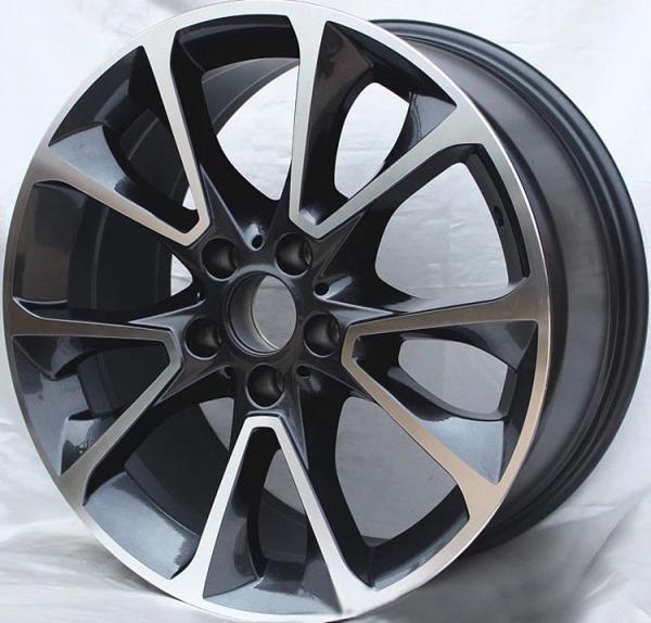 Car Rims Made Of 6061-T6 Aluminum Alloy  With 5x120 For BMW X5/ Black Mahcined 18 Inch Alloy RIms Produced On SAJ J2530