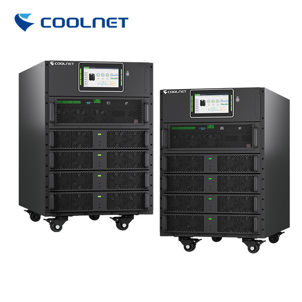 Modular UPS Uninterruptible Power Supply with 20kVA-180kVA Capacity Double Conversion and 7 Inch Touch Screen