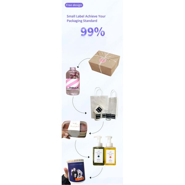 Cosmetics Household Bottle Custom Label Stickers printing Water Proof