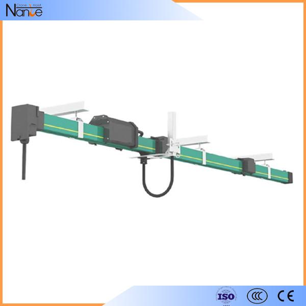 Powerail Enclosed Conductor Rails System , Green PVC 35A to 240A