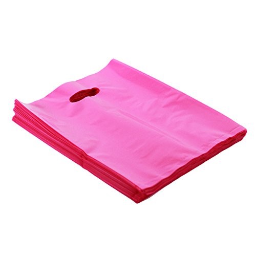 Розовый/пурпурный розничный разрыв сумок подарка устойчивый никакой Гуссет с умирает ручки отрезка