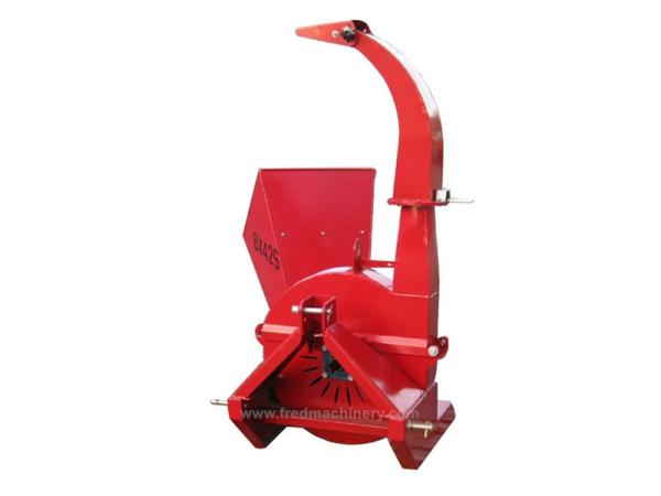 Self Feeding Residential Wood Chipper 3 Point Hitch 95KGS Rotor Weight