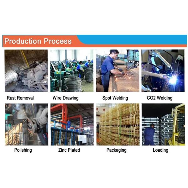 Warehouse Wire Cage Trolley 2 Side Folding 500-1000kg Load Capacity