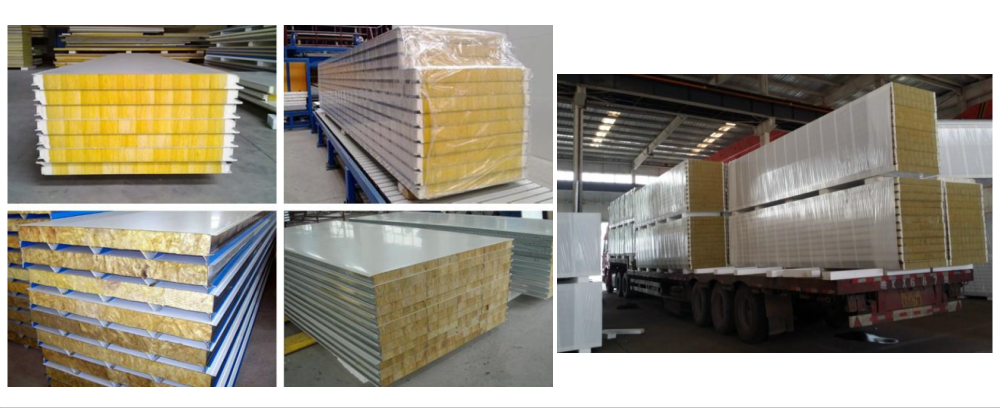 Anti Corrosion Sandwich Panel Roof , Composite Metal EPS Sandwich Roof Panels