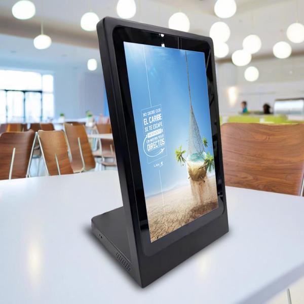 L forme 15,6 pouces Super Slim LCD écran tactile Kiosque Table publicitaire affichage Pour le commerce de détail
