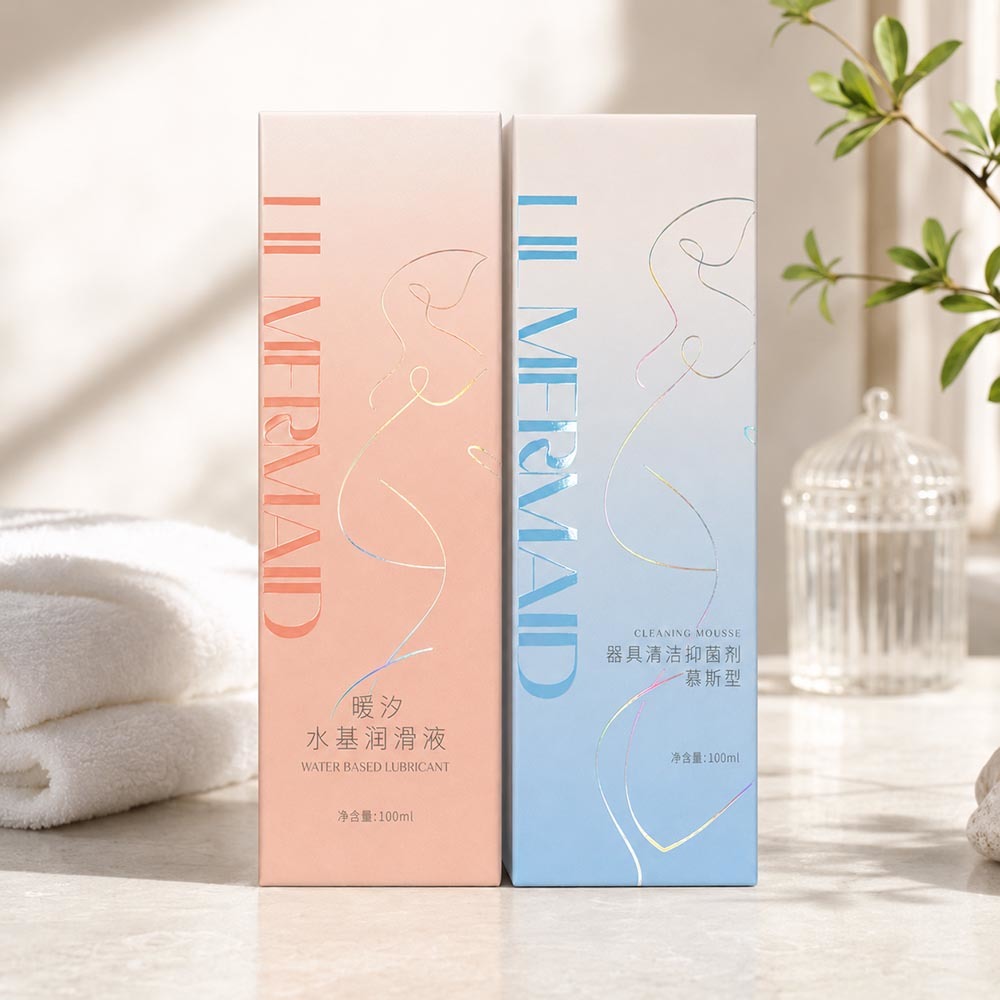 Gradient Color Printed Custom Folding Cartons Skincare Tube Packaging Boxes
