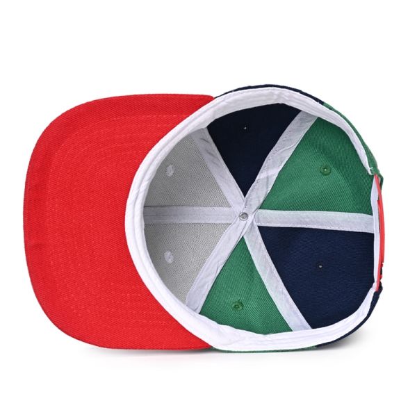 Hip Hop Flat Bill Gorras Snapback Hats Custom Embroidery Logo OEM ODM