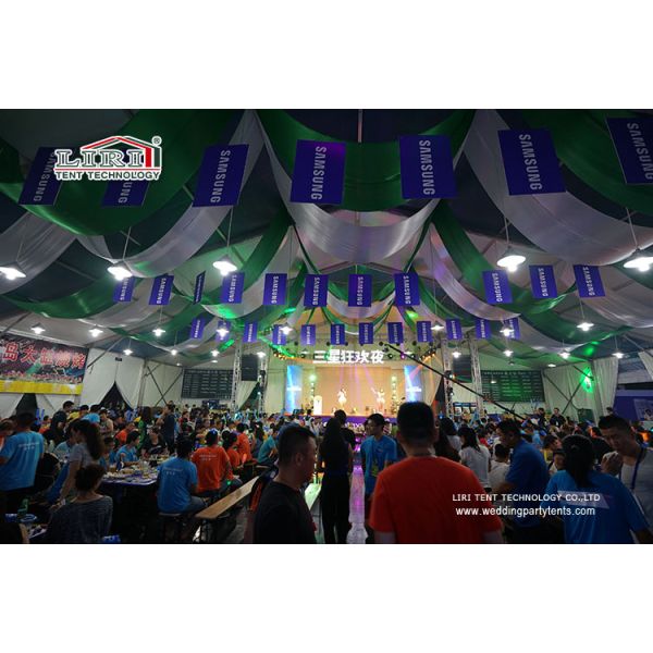 25M x 50M Double Decker High Peak Tents with ABS Hard Wall for Beer Festival