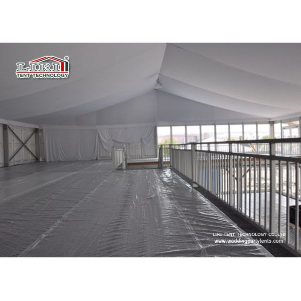 Double Decker 20 By 30 Party Tent / Outside Wedding Reception Tents