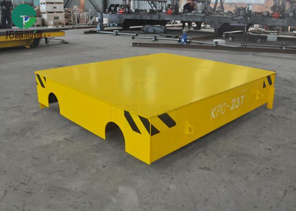2T Hot Sale Industrial Metal Plate Railway Transfer Electric Trolley