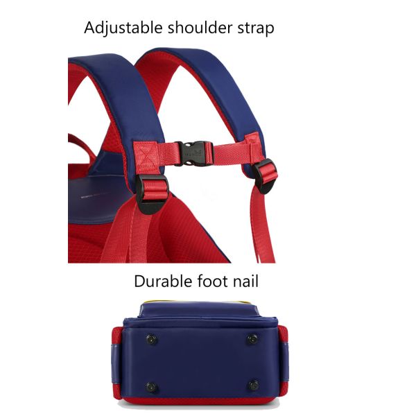 NHB326 Nohoo PU polyester Waterproof Child Book Bag Durable School Bags for Student