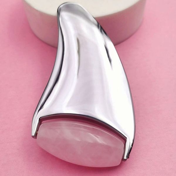 Facial Lift Anti-Aging Cooling Metal Roller for Skin Tightening and Puffiness Reduction