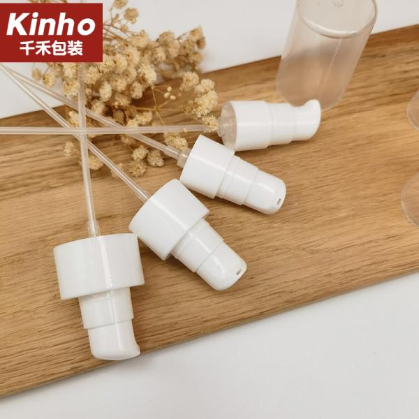 Full Cap Mono PP Cosmetic Treatment Pumps Plastic Cream Pump 18/410 20/410 24/410 28/410