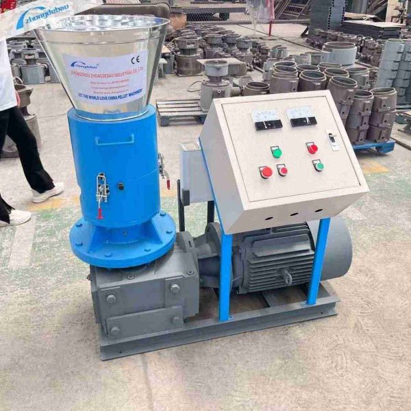 Moving Roller Wood Pellet Mill Machine 250-350 KG/H For Biomass Sawdust Pellet