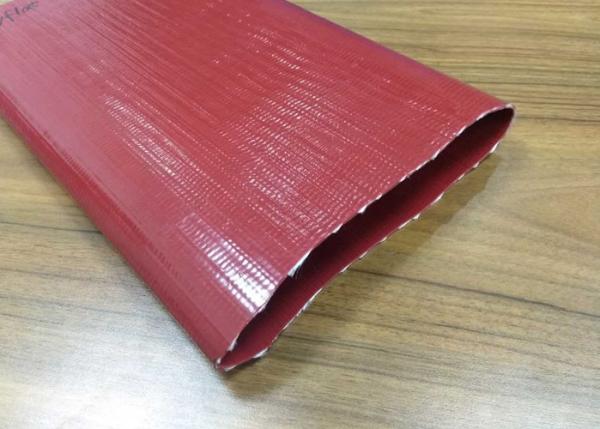 Professional 4 Inch Water Hose , Flexible PVC Lay Flat Irrigation Tube