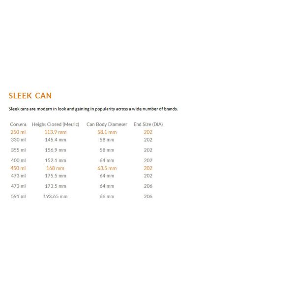 Sleek 16oz 473ml Empty Aluminum Cans For Beer Beverage