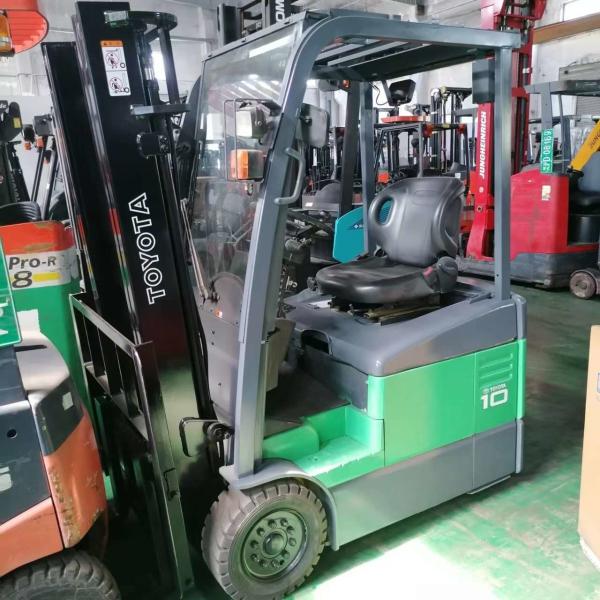 Used Compact Electric ForkliftToyota 7FBE10 Tcm Forklift Engine Power 2 Ton