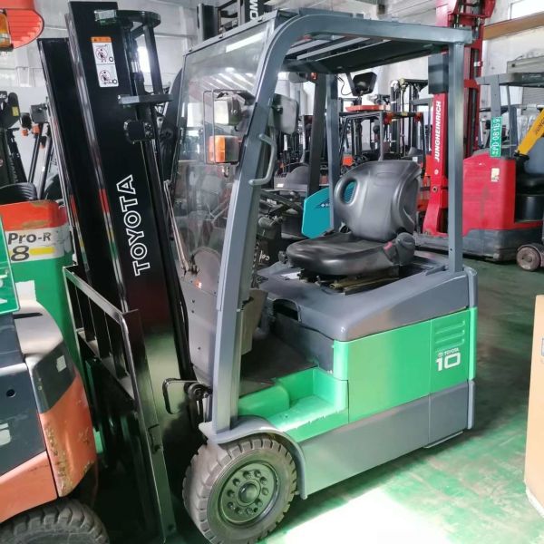 Used Compact Electric ForkliftToyota 7FBE10 Tcm Forklift Engine Power 2 Ton