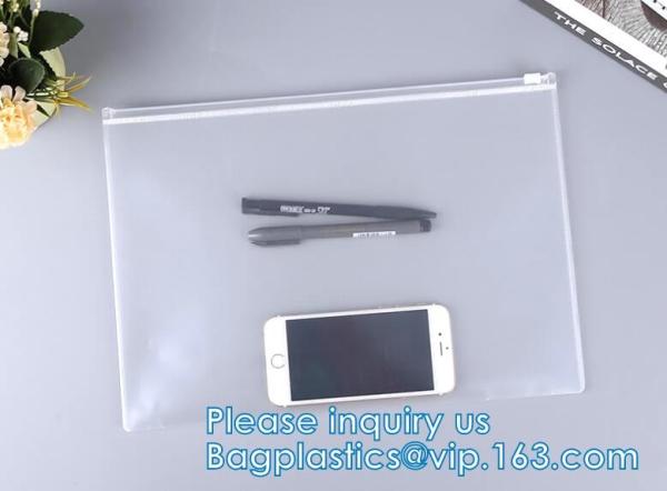Vinyl Slider PE PVC EVA Forsted Matte Compostable Zipper Lock Bag, Holographic Laser Zip Seal Grip Bags