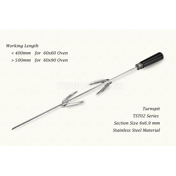 350 ~ 900 MM Length Oven Fork Spits TST02 With Stainless Steel Material