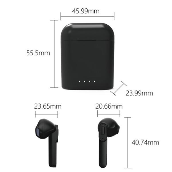 Distância de uma comunicação de Fones de ouvido TWS Handfree 10m do ar do rádio de Bluetooth 5,0