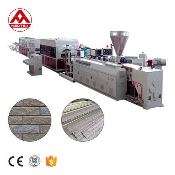 Stable Performance PVC Stone Siding Extrusion Line with Granules Feeding System