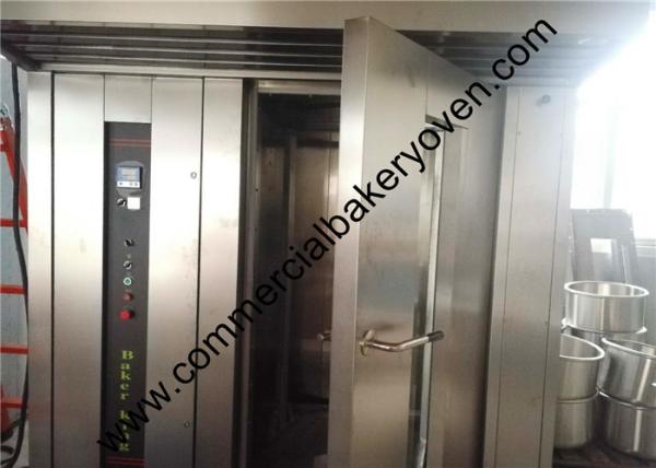 32 Trays Rotary Bakery Rack Oven Single Trolley With Steam Spray Weight 2000kg