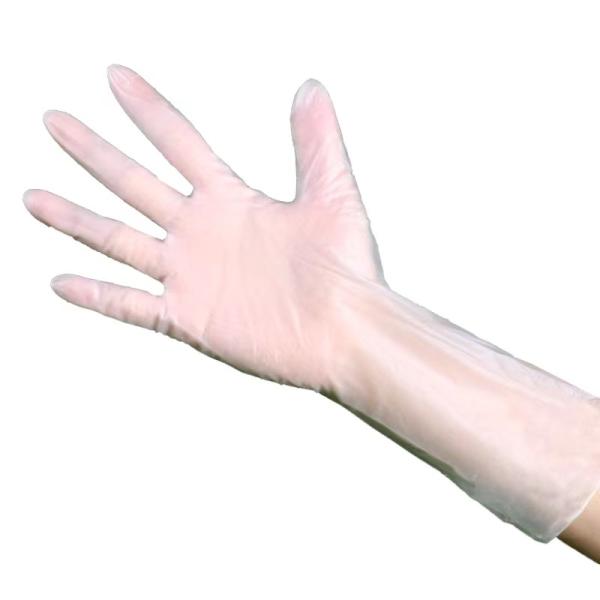 Waterproof Vinyl Medical Examination Gloves 300MM Friction Resistance