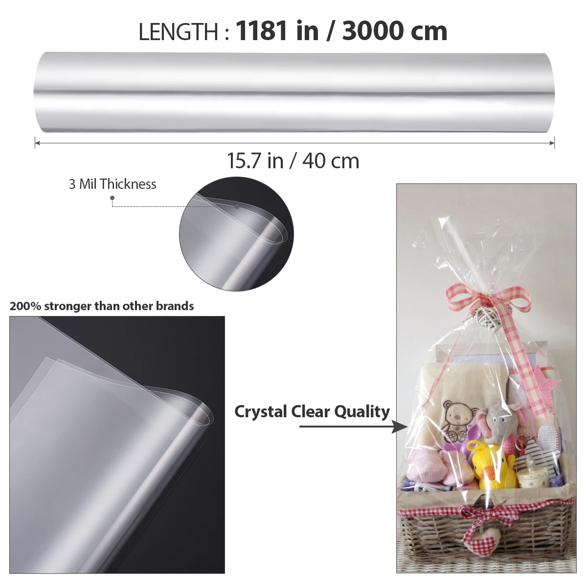 Free Sample Custom Printing Waterproof Flowers Wrapping Paper for Florist Bouquet
