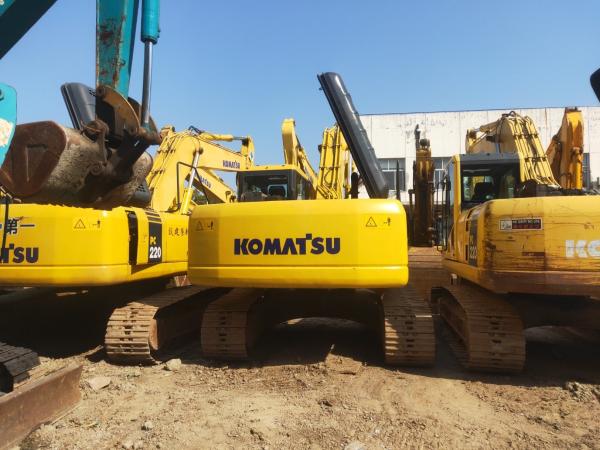                  Used Hot Sales Komatsu Hydraulic Excavator PC220-7 for Construction Work, Track Digger PC220 PC200 Medium Excavator on Promortion             