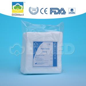 Almofadas de algodão biodegradáveis brancas, almofadas de algodão cirúrgicas da