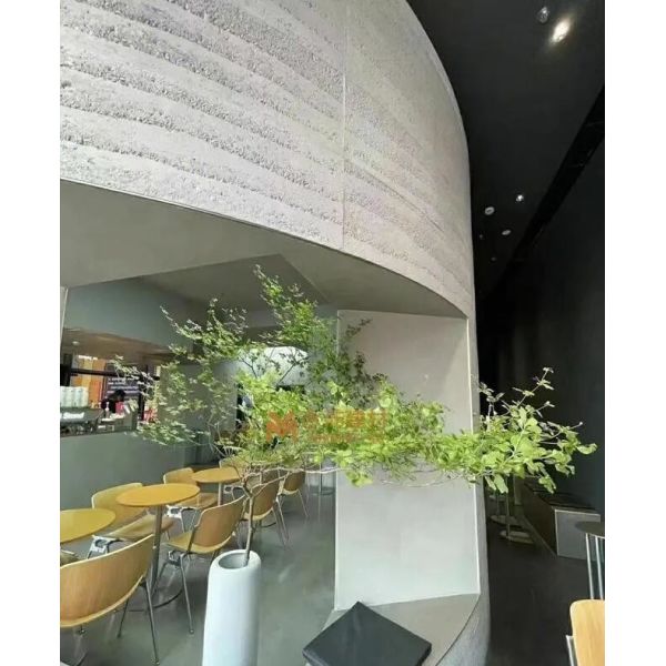 Panneau de la terre enfoncé par pierre molle de taille de la construction individuelle 3000*600mm