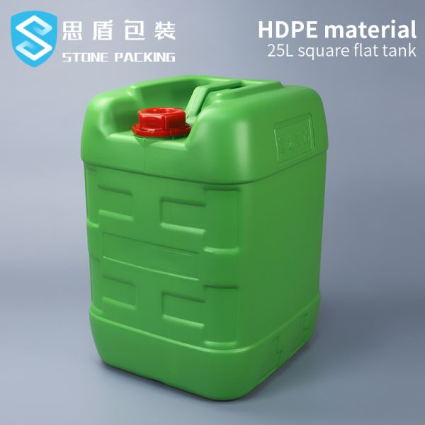 Plastic Tight Head 25L 5 Gallon Chemical Containers 63mm Rieke Opening