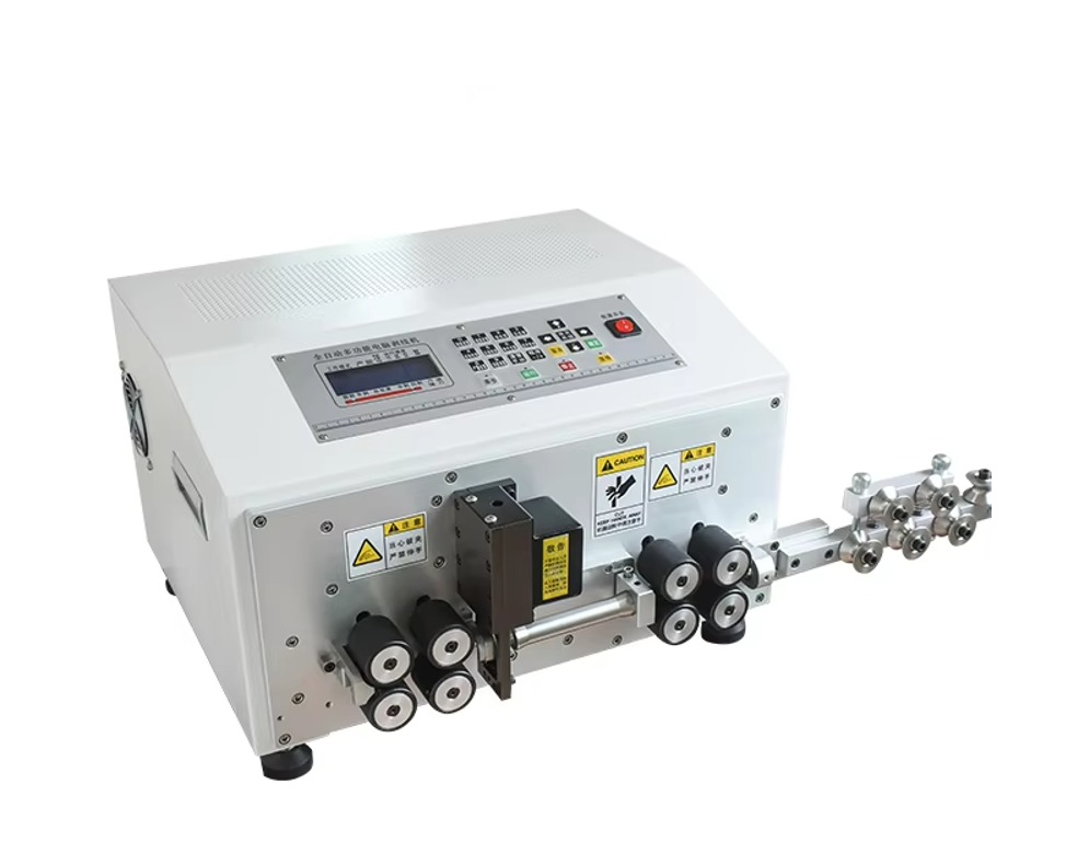 HR-35ST Eight-wheel Drive Automatic Computerized Cable Wire Cutting & Stripping Machine Thick Cable Stripping Machine